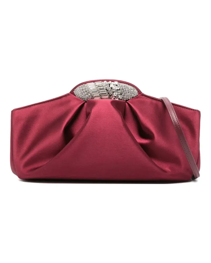 Giuseppe Zanotti Clutch mit Kristallverzierung - Rosa Rosa
