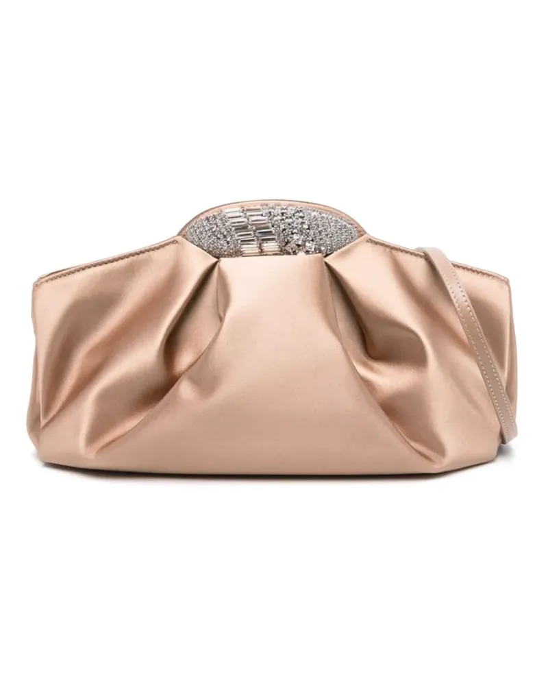 Giuseppe Zanotti Clutch mit Kristallverzierung - Rosa Rosa