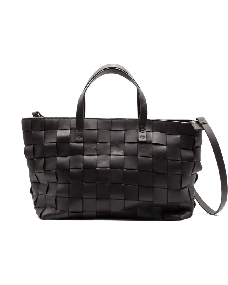 P.A.R.O.S.H. leather tote bag - Schwarz Schwarz