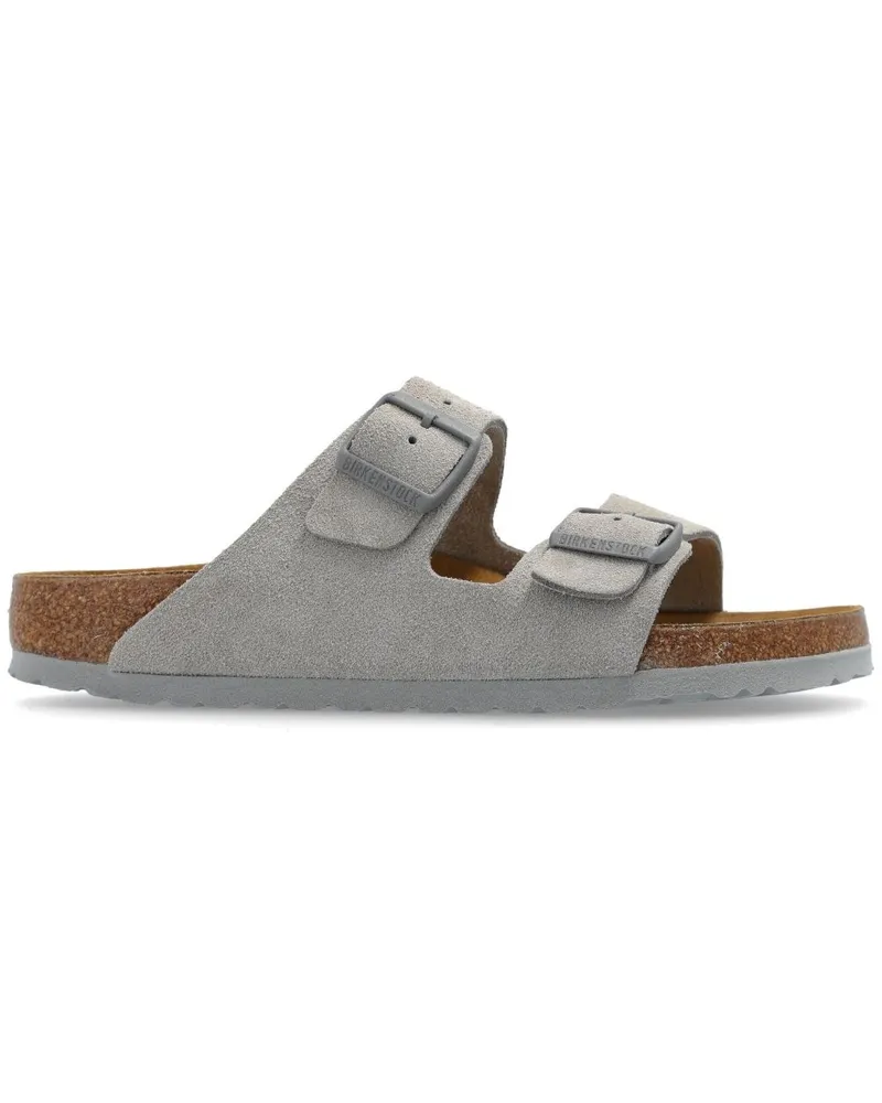 Birkenstock Arizona Sandalen aus Wildleder - Grau Grau
