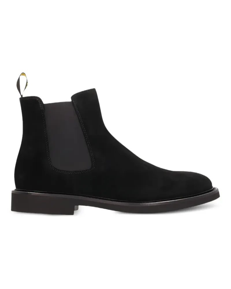 Doucal´s Chelsea-Boots mit Logo-Print - Schwarz Schwarz
