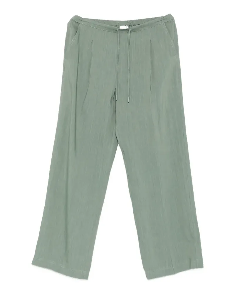 MARELLA drawstring-waist pleated trousers - Grün Grün