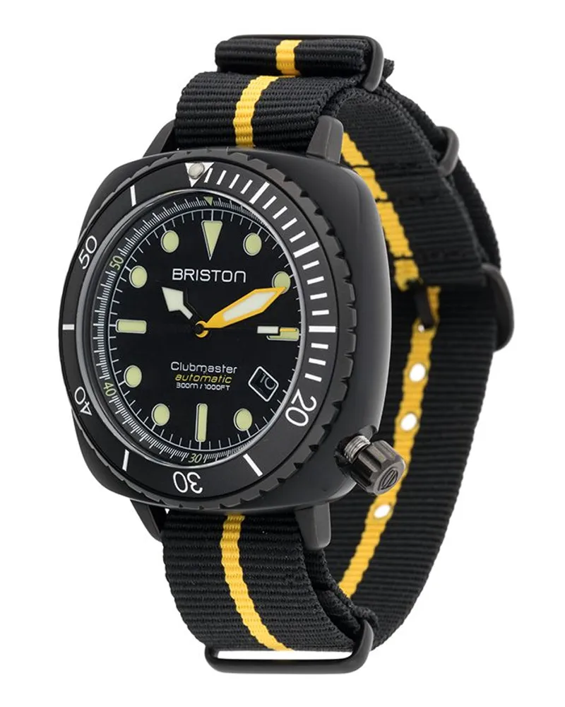 BRISTON Clubmaster Diver Pro' Armbanduhr, 42mm Schwarz