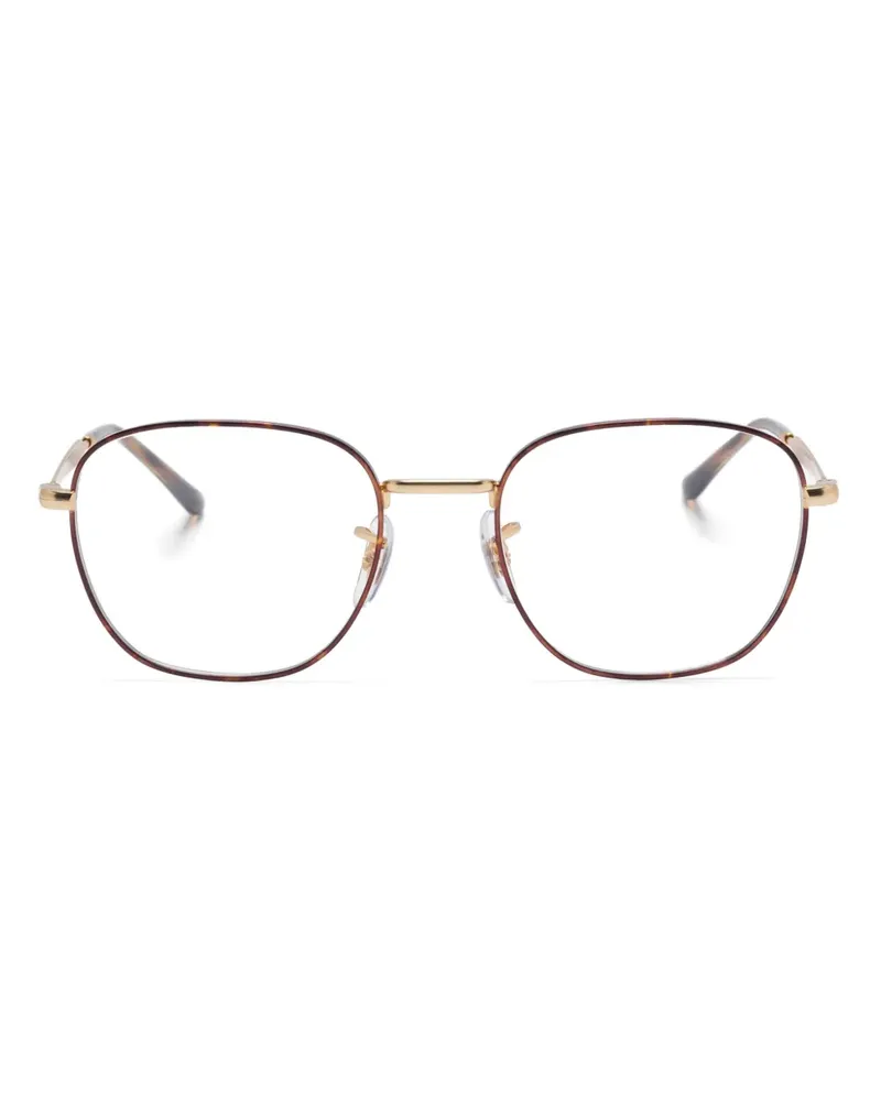 Ray Ban Brille mit eckigem Gestell - Braun Braun