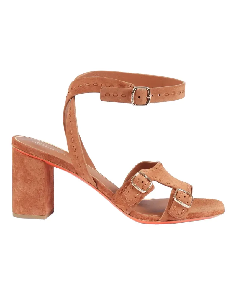 Santoni Didi buckle-detail sandals - Braun Braun
