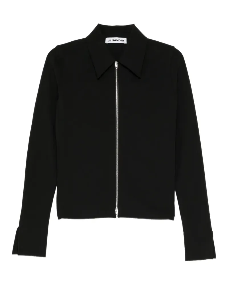 Jil Sander Jacke mit Reißverschluss - Schwarz Schwarz