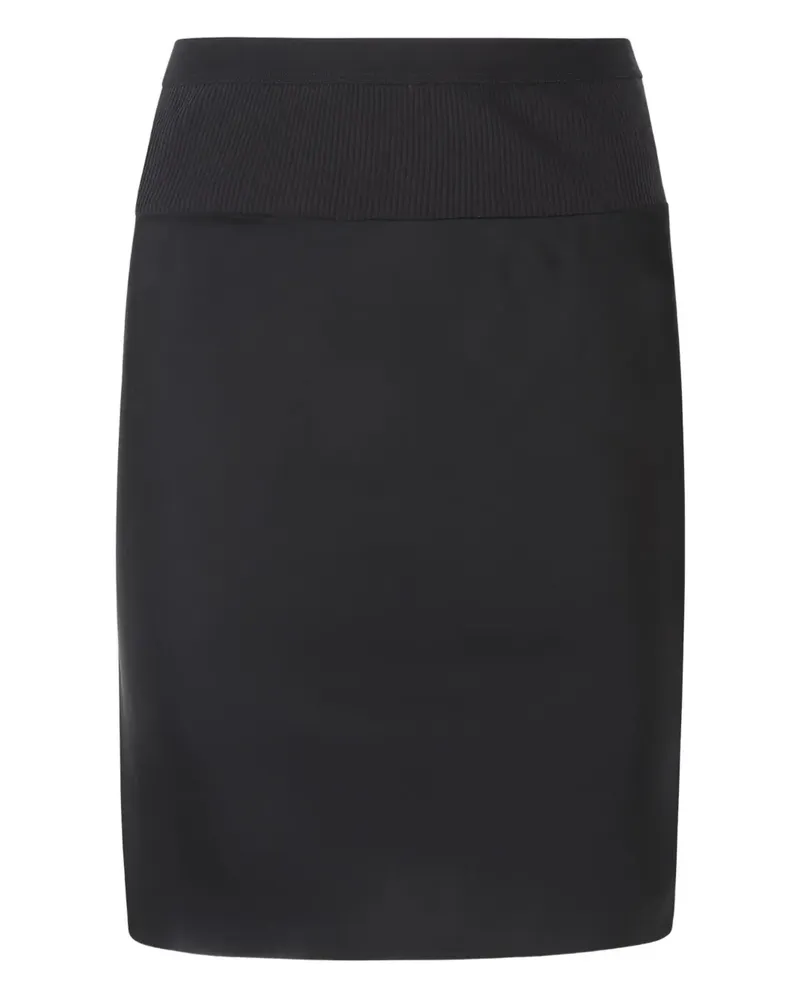 Rick Owens bias short skirt - Schwarz Schwarz