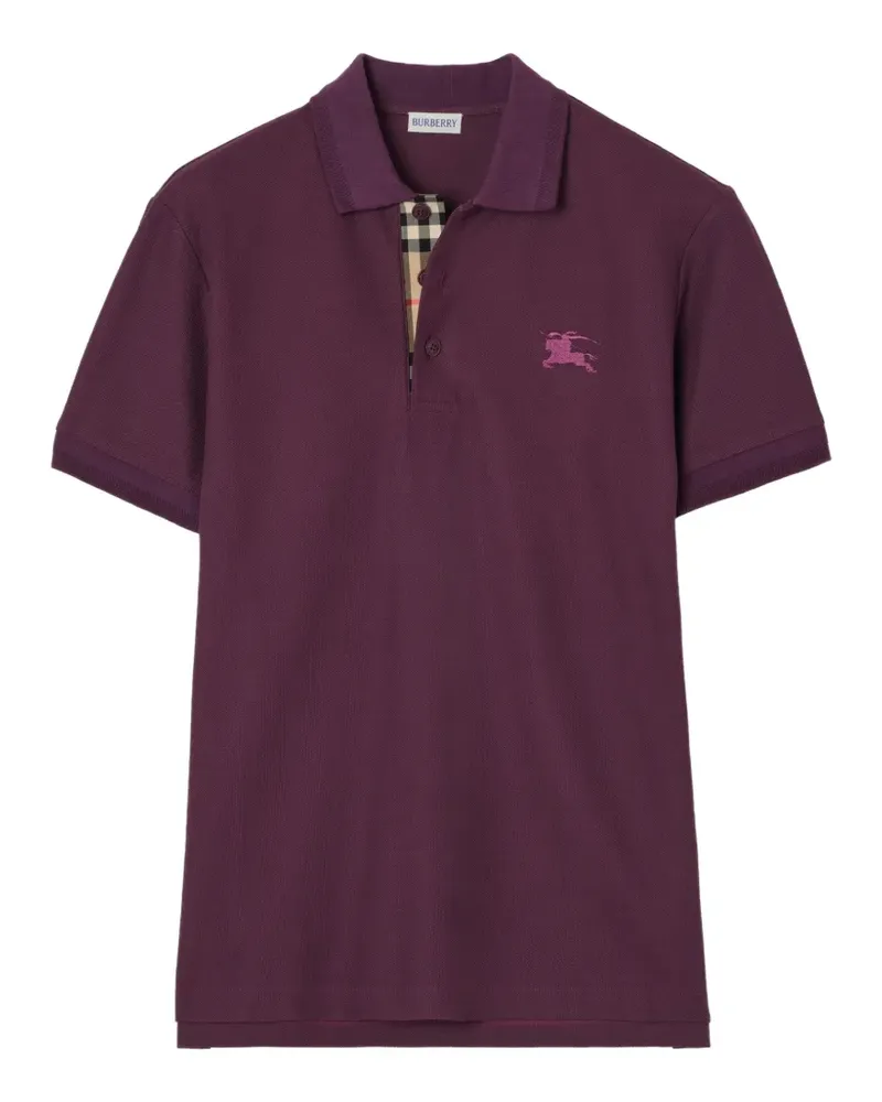 Burberry Poloshirt aus Baumwolle - Violett Violett