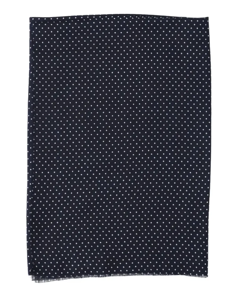 Destin polka-dot scarf - Blau Blau