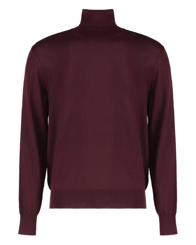 Saint Laurent Pullover mit Rollkragen - Rot Rot
