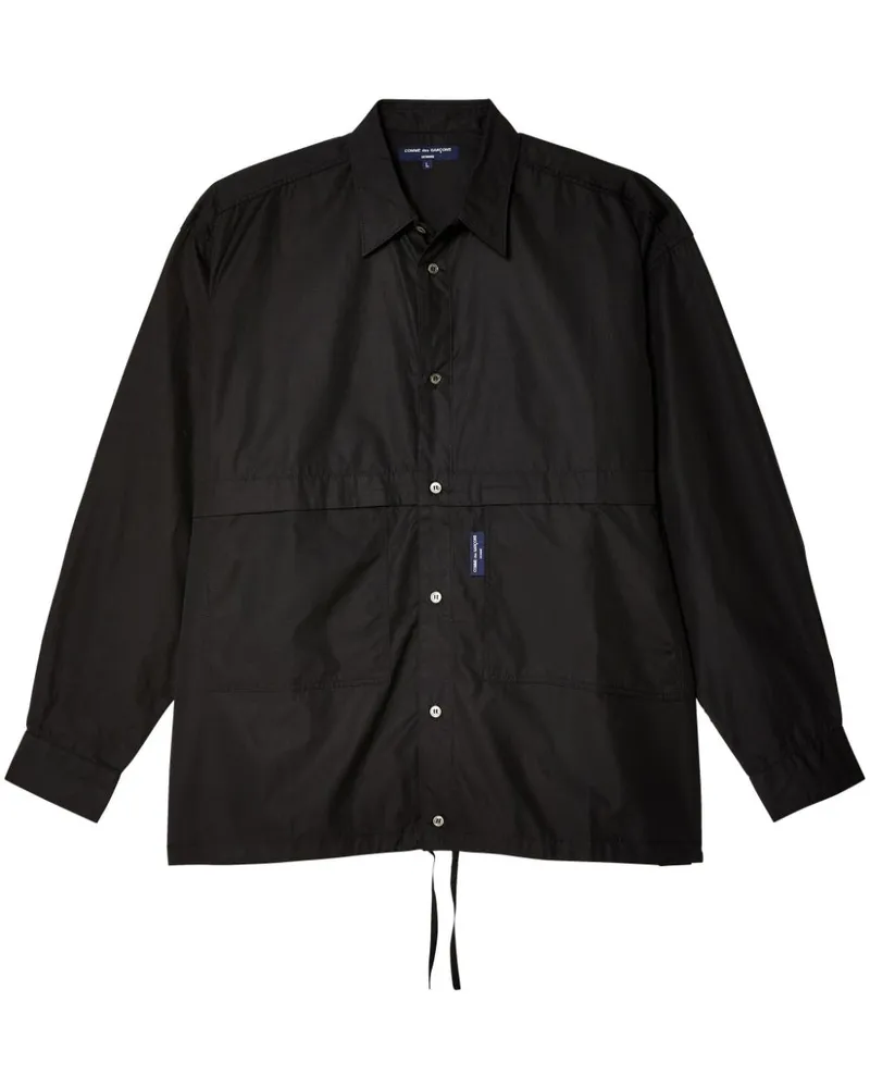 Comme des Garçons Langärmeliges Hemd - Schwarz Schwarz