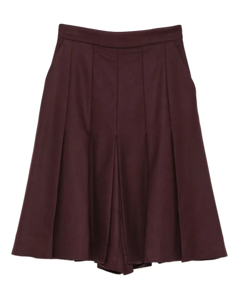 Joseph Shorts mit Bundfalten - Braun Braun
