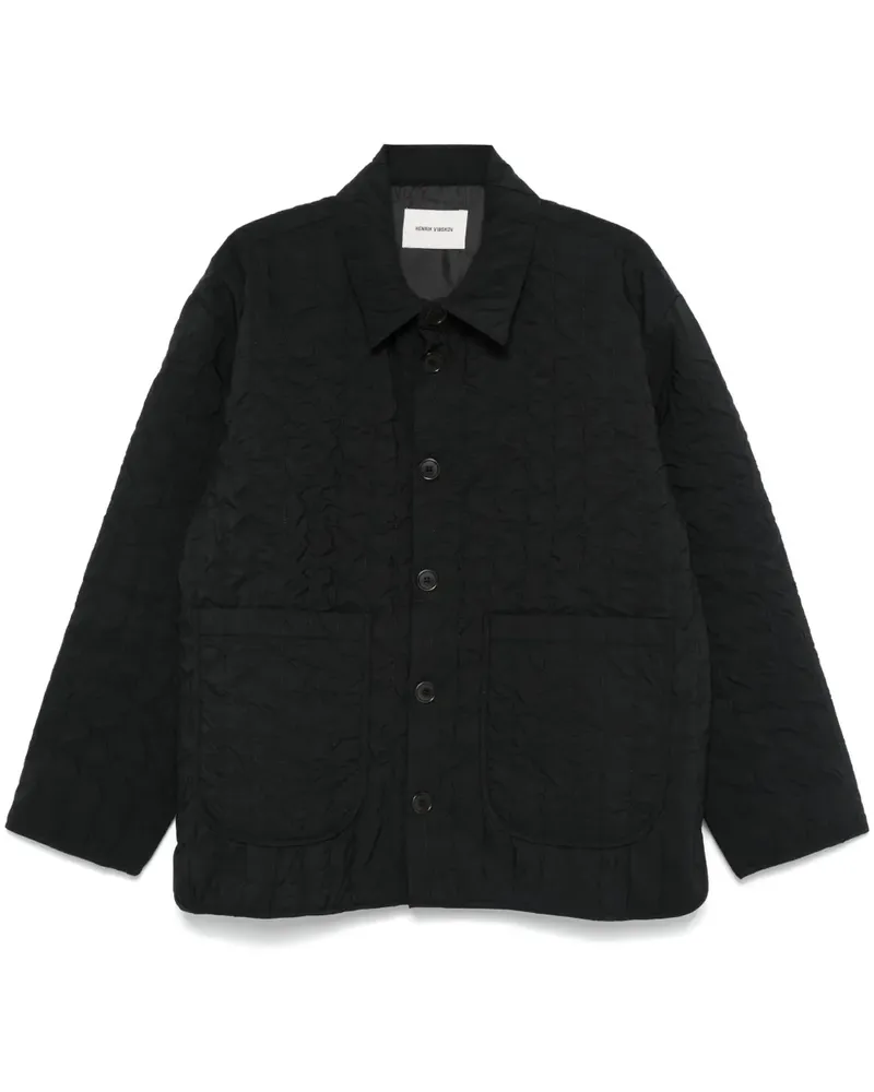 Henrik Vibskov Wheel Jacke - Schwarz Schwarz