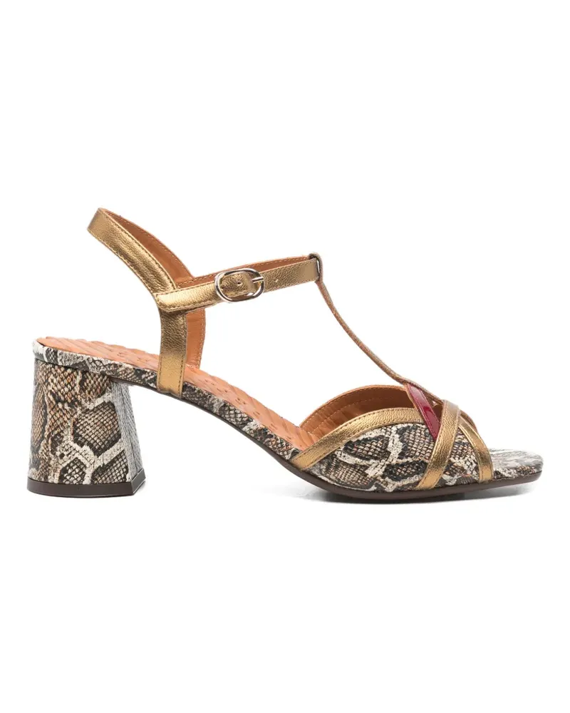 Chie Mihara Sandalen mit T-Riemen - Gold Gold