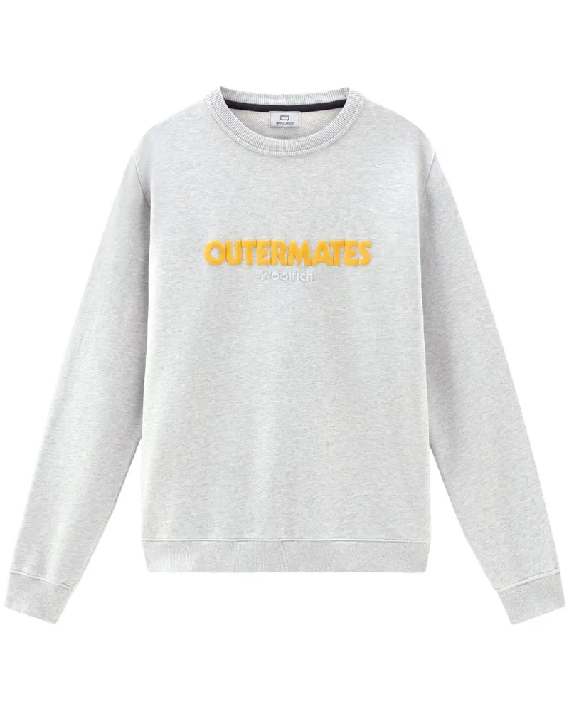 Woolrich Sweatshirt mit Logo-Stickerei - Grau Grau