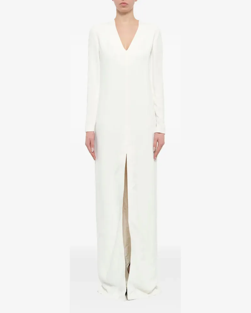 Lanvin Kleid mit Schlitz vorne - Weiß Weiß
