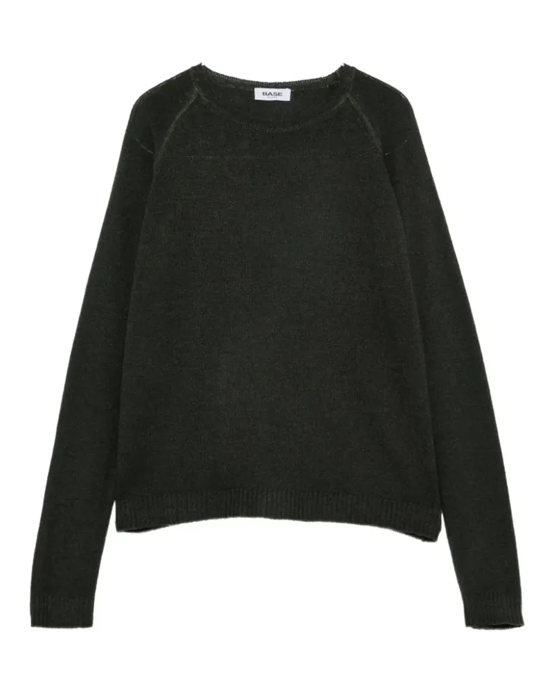 BASE Milano Pullover mit Raglanärmeln - Grün Grün