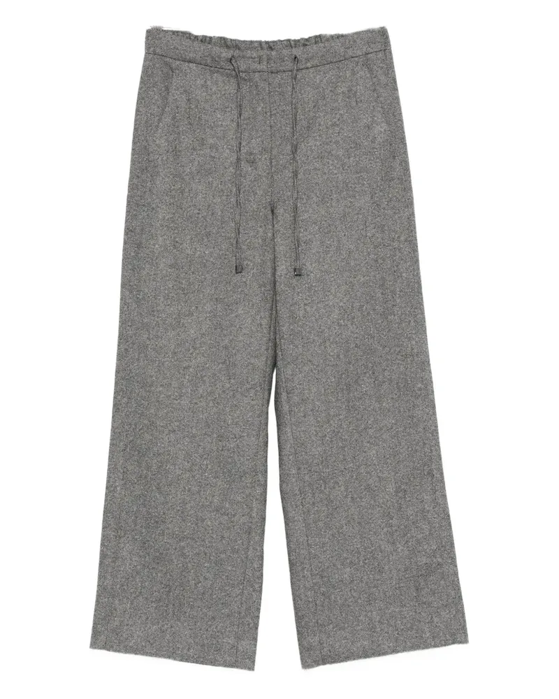 Max Mara drawstring-waist trousers - Grau Grau