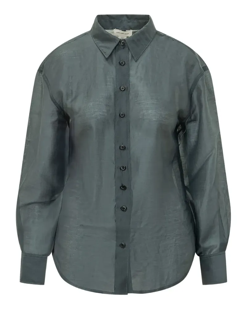 Calvin Klein twist-detail shirt - Grün Grün