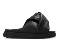 Sandalen mit geknotetem Obermaterial - Schwarz