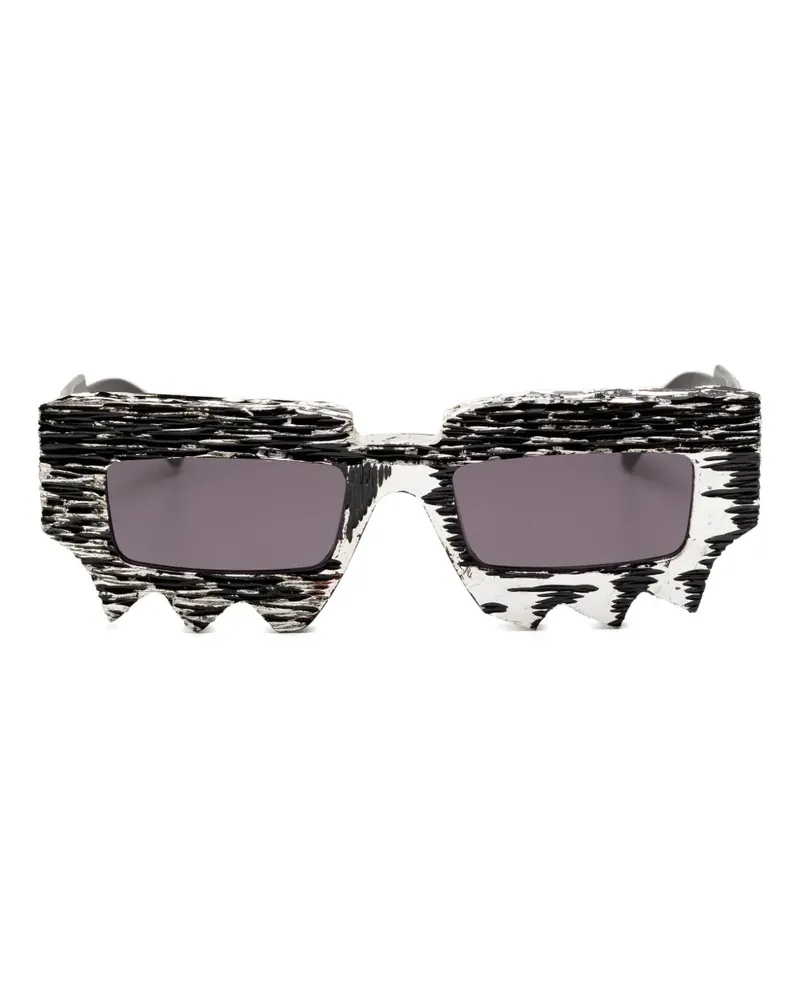 KUBORAUM Cybersonic Leaf Sonnenbrille - Schwarz Schwarz