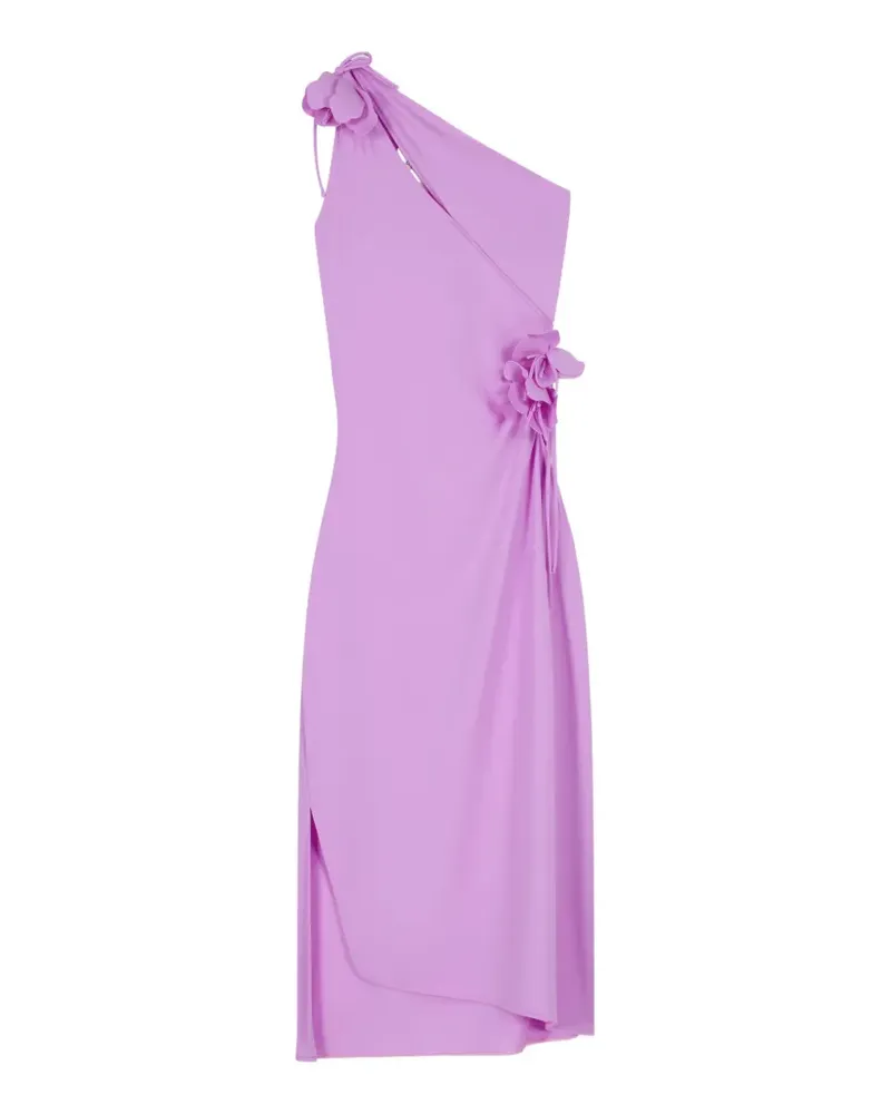 COPERNI asymmetric flower gown midi dress - Violett Violett