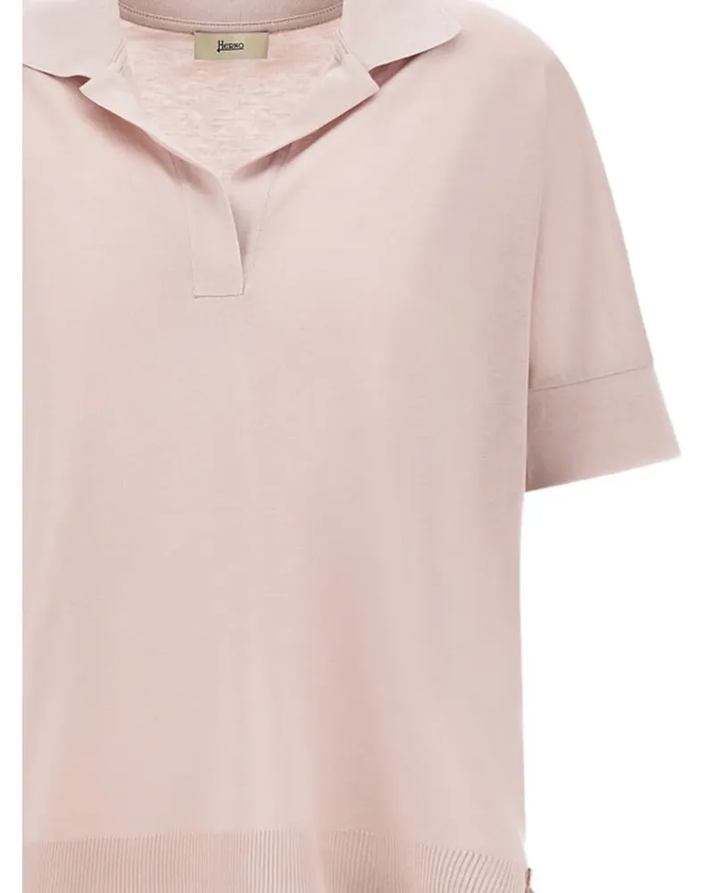 Herno knitted T-shirt - Rosa Rosa