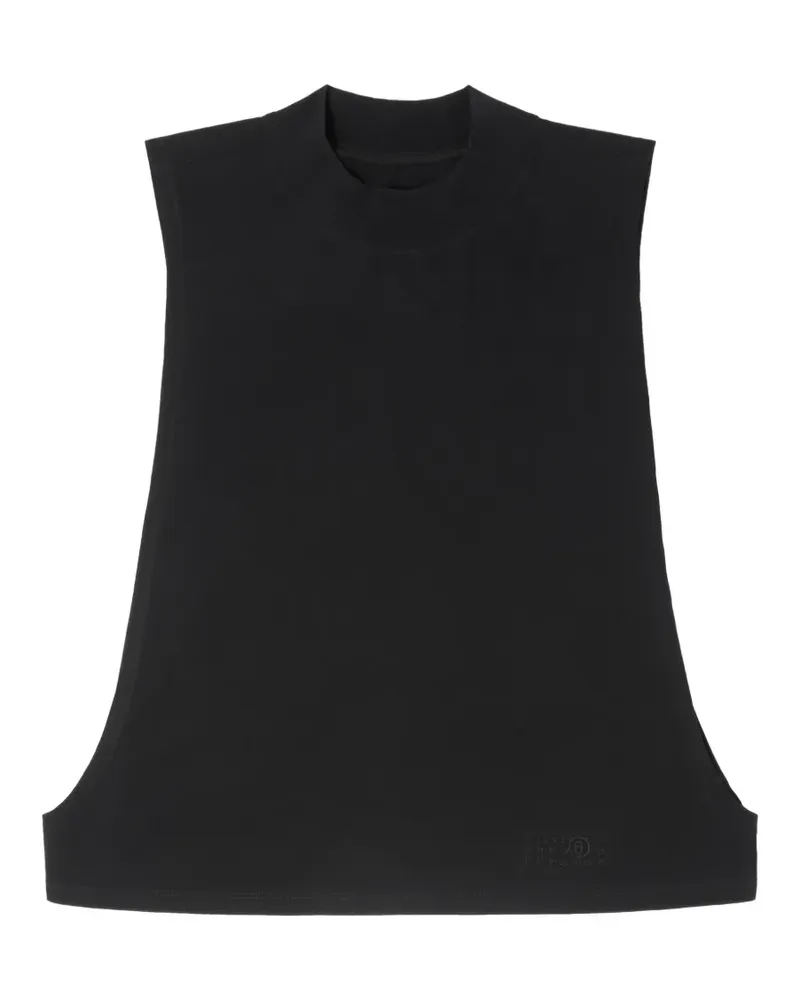 Maison Margiela Ärmelloses Top - Schwarz Schwarz