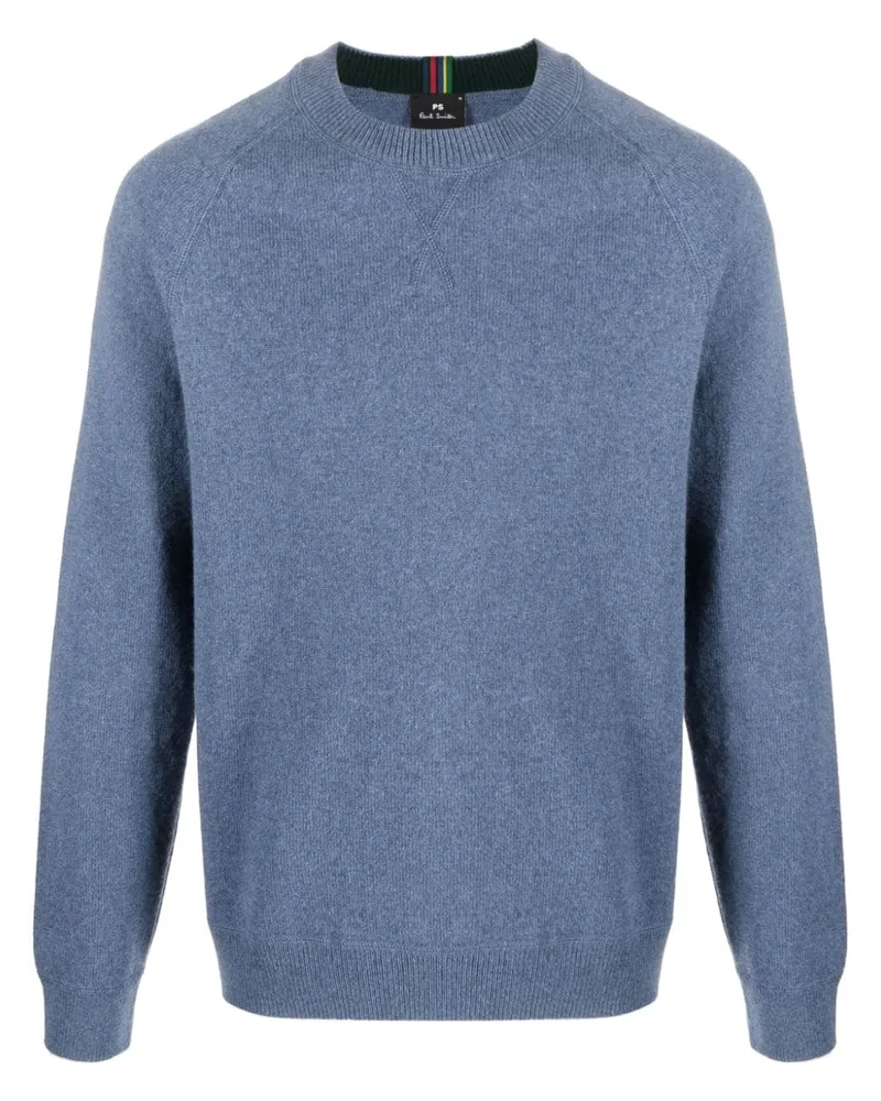 Paul Smith Melierter Merinopullover - Blau Blau