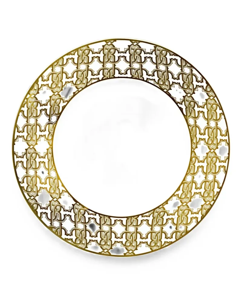 Roberto Cavalli Home monogram soup plates (set of two) - Weiß Weiß