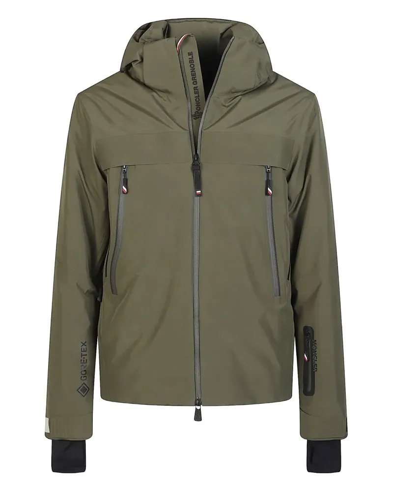 Moncler zip-up hooded jacket - Grün Grün