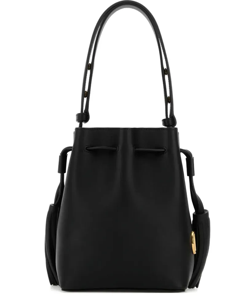 Valentino Garavani Beuteltasche aus Leder - Schwarz Schwarz