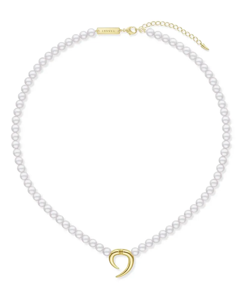 TASAKI 18kt Collection Line Danger Horn Plus Gelbgold-Perlenkette Gold