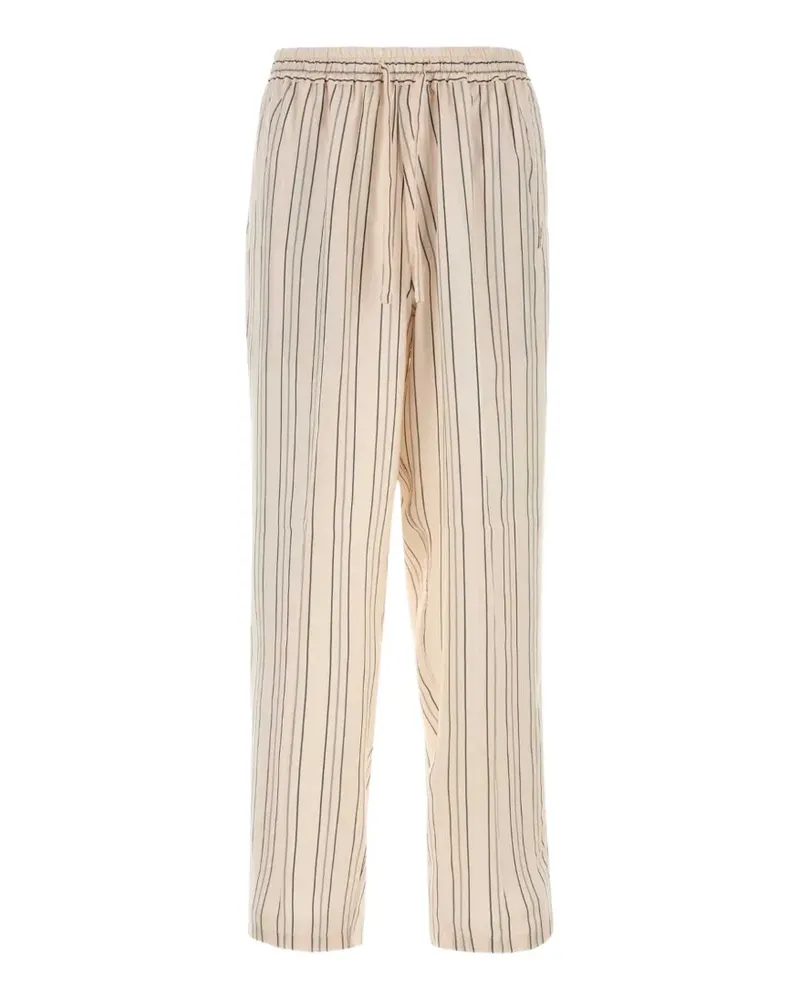 Umit Benan Julian Seidenhose mit Stickerei - Nude Nude