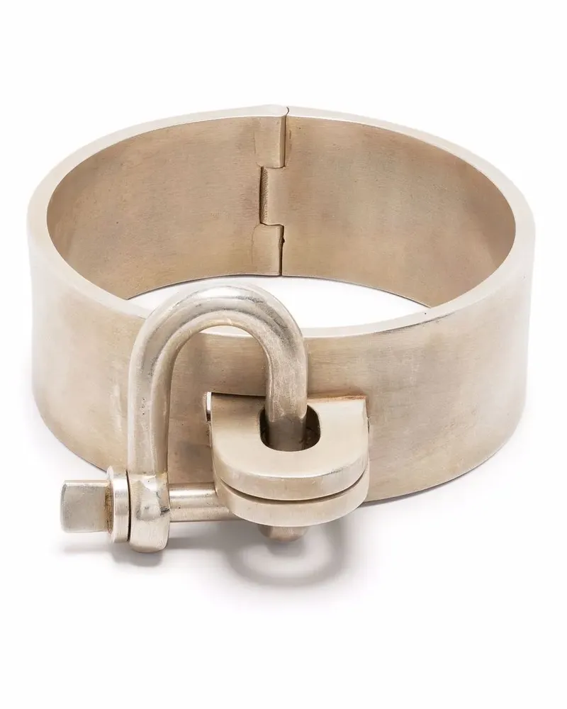 Parts Of Four Breiter Restraint Armreif - Silber Silber