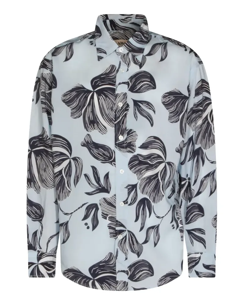 Altea floral-print shirt - Blau Blau