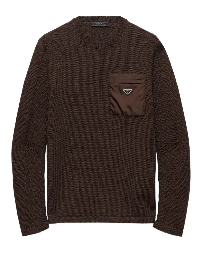 Prada Klassischer Pullover - Braun Braun