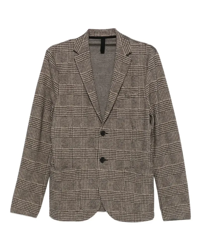 Harris Wharf London Prince of Wales check-pattern blazer - Braun Braun