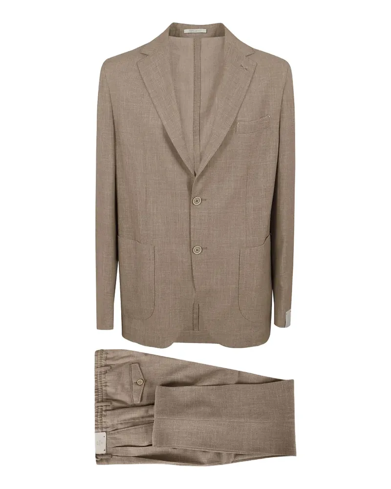 Eleventy single-breasted suit - Nude Nude