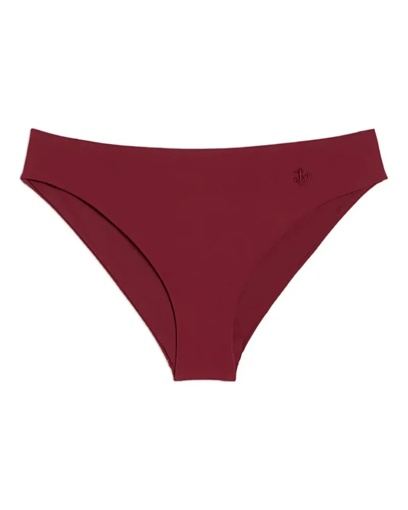 Jil Sander Bestickter Bikini mit Monogramm - Rot Rot