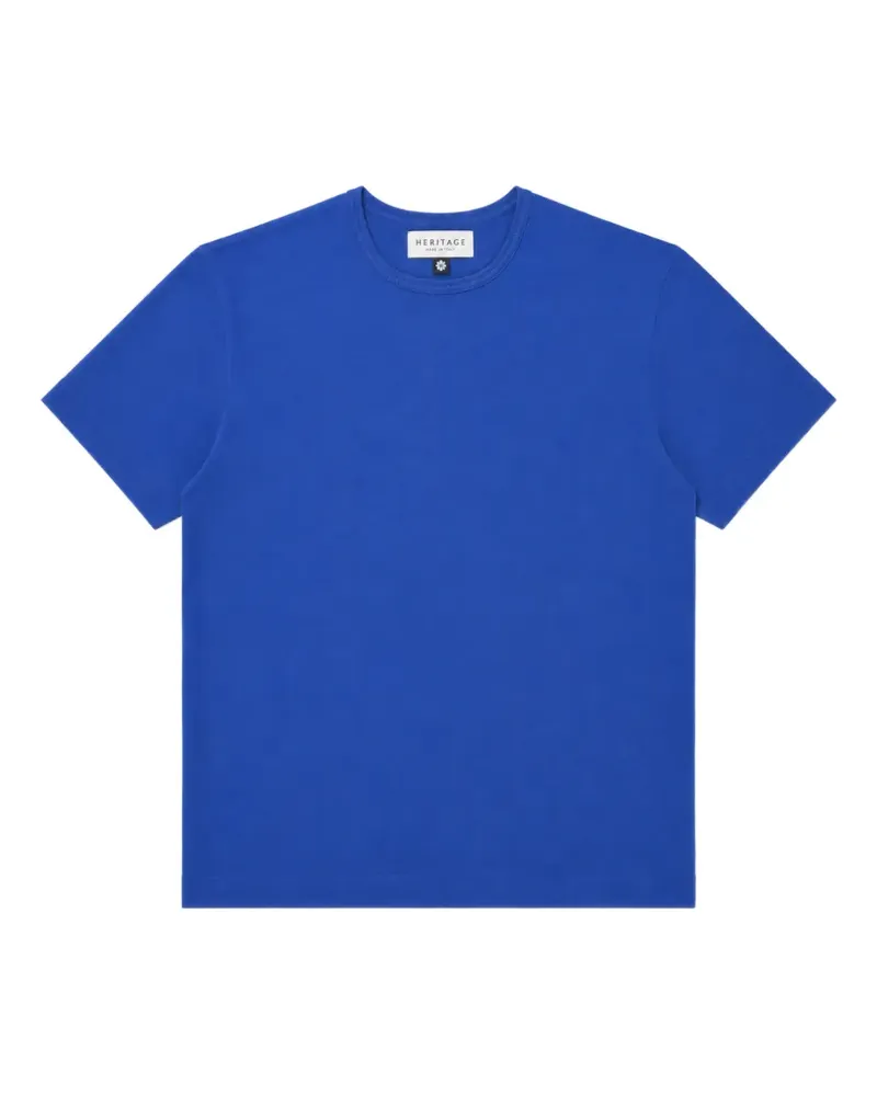 Heritage T-Shirt mit rundem Ausschnitt - Blau Blau