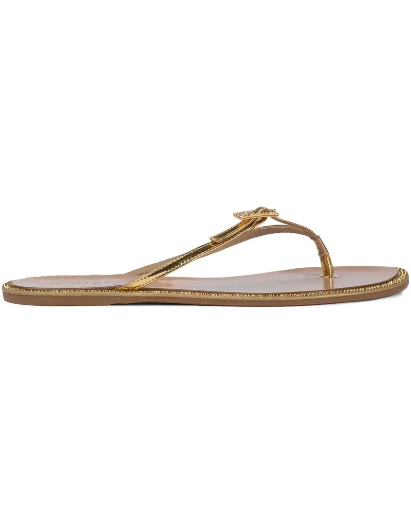 Le Silla Sahara Flip-Flops - Gold Gold