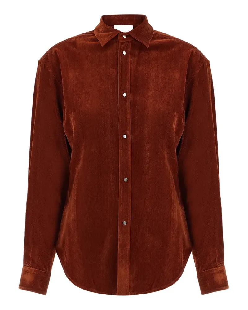 NUDE snap-button fastening shirt - Rot Rot