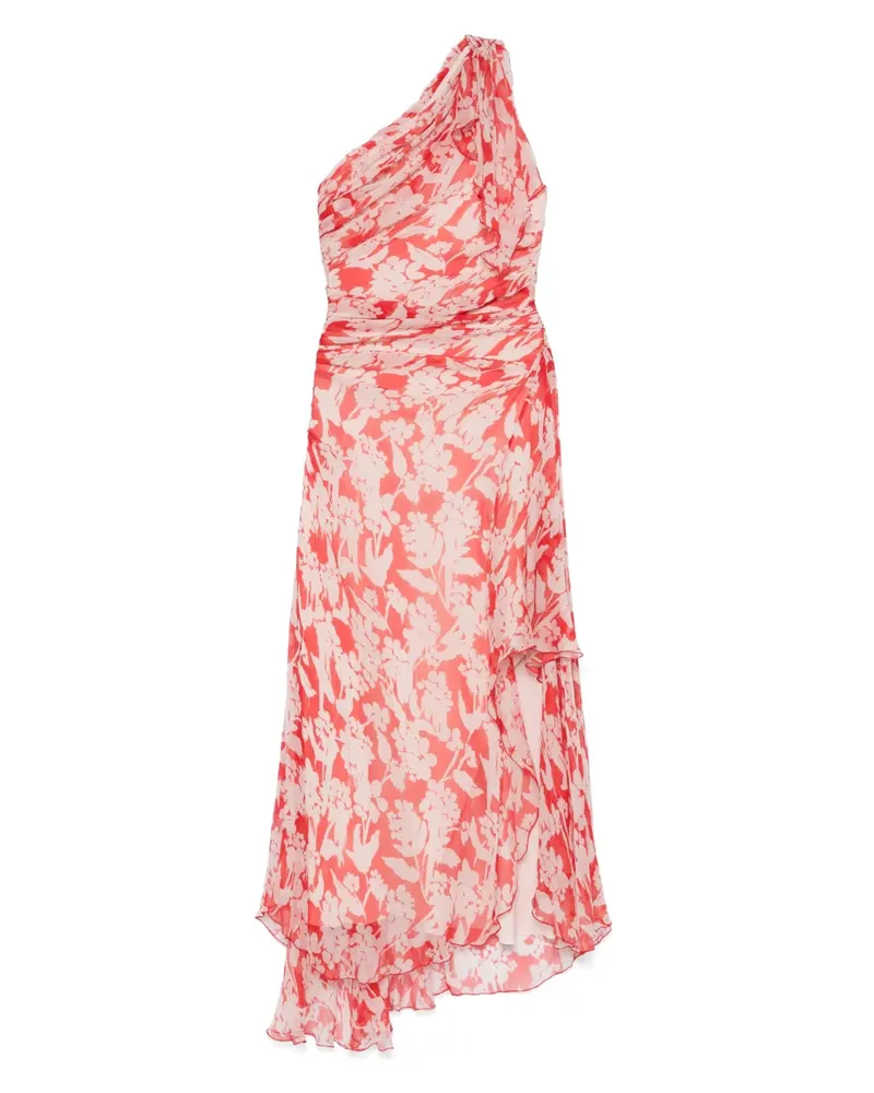 Victoria Beckham Einschultriges Midikleid - Rot Rot
