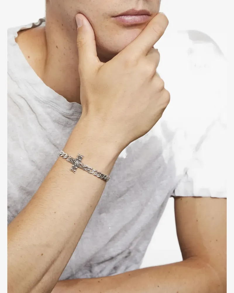 Emanuele Bicocchi Edge Kettenarmband - Silber Silber