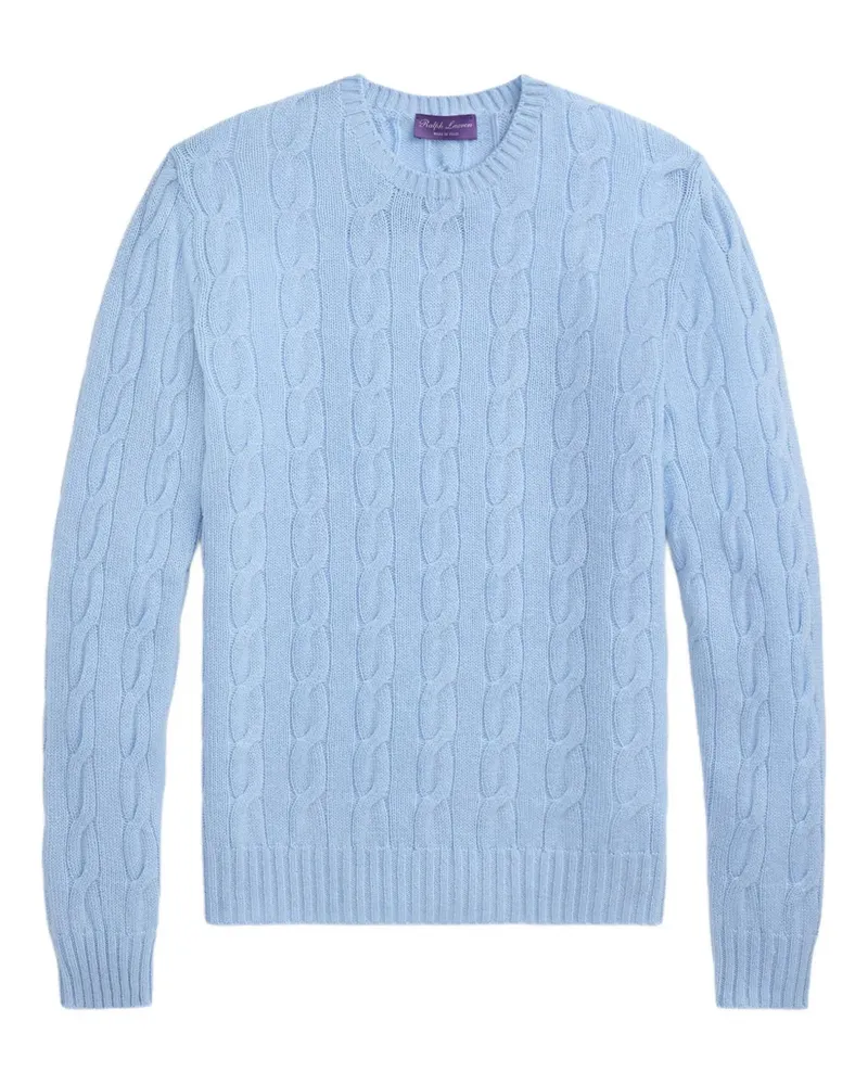 Ralph Lauren Pullover mit Zopfmuster - Blau Blau