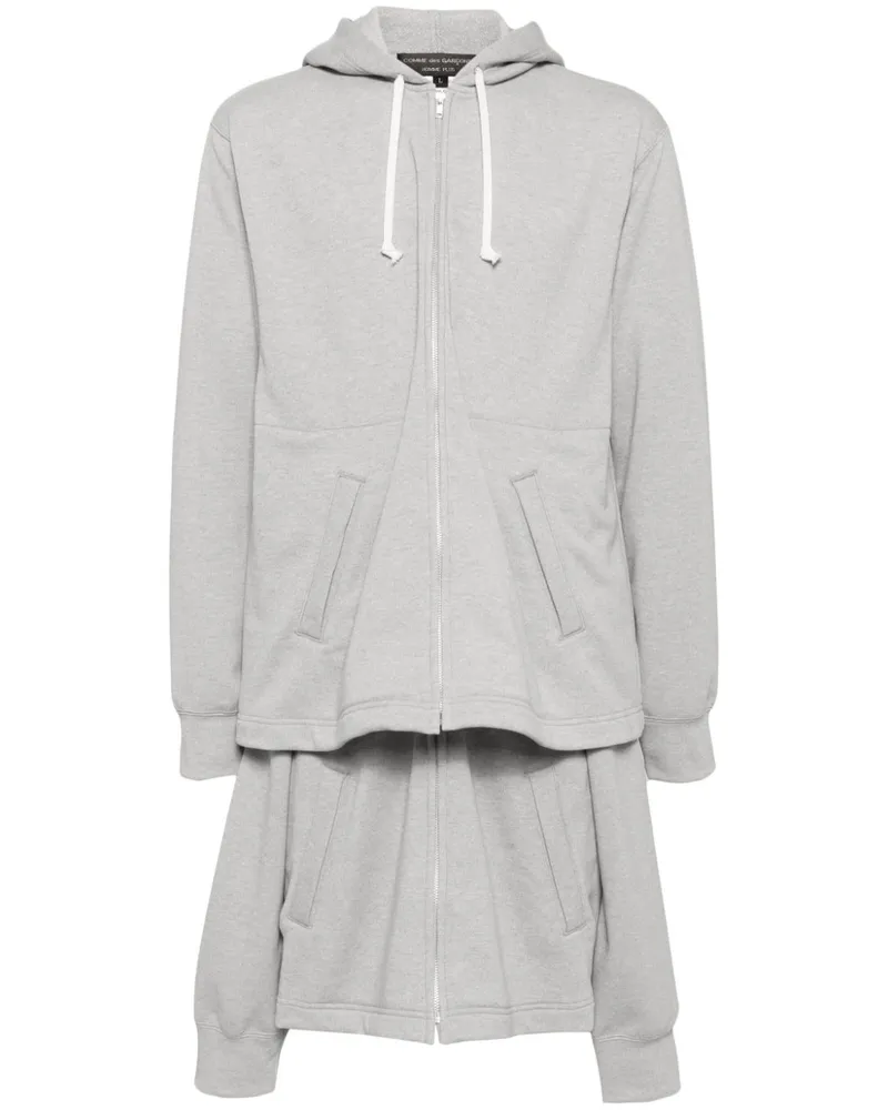 Comme des Garçons Kapuzenjacke im Layering-Look - Grau Grau
