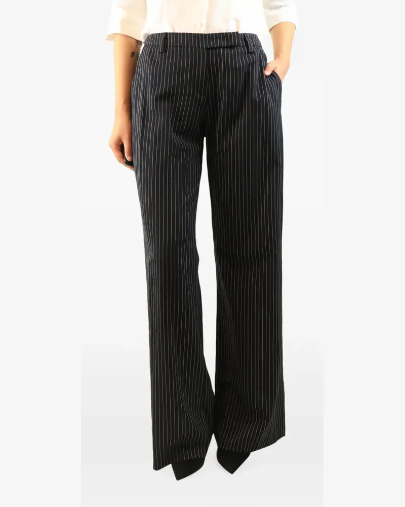 Altuzarra pinstripe-print straight-leg trousers - Schwarz Schwarz