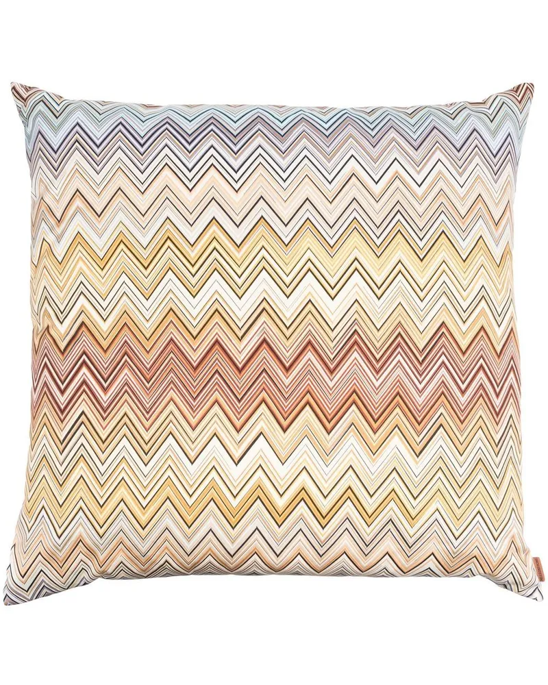 Missoni Home Kissen mit Zickzackmuster Nude