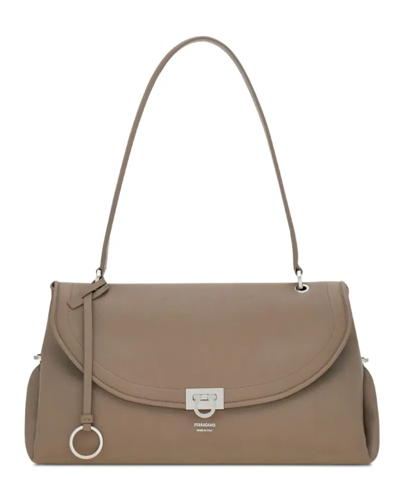 Ferragamo Mittelgroße Sofia 2026 Schultertasche - Nude Nude
